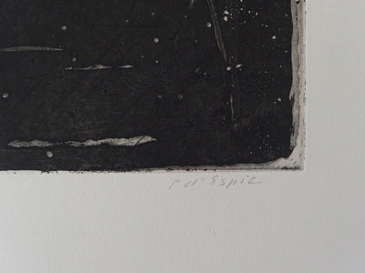 Christian d’ESPIC : Ronde des poissons, Gravure originale signée