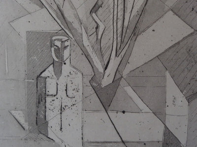 Christian d’ESPIC : St. Loup, Gravure originale signée