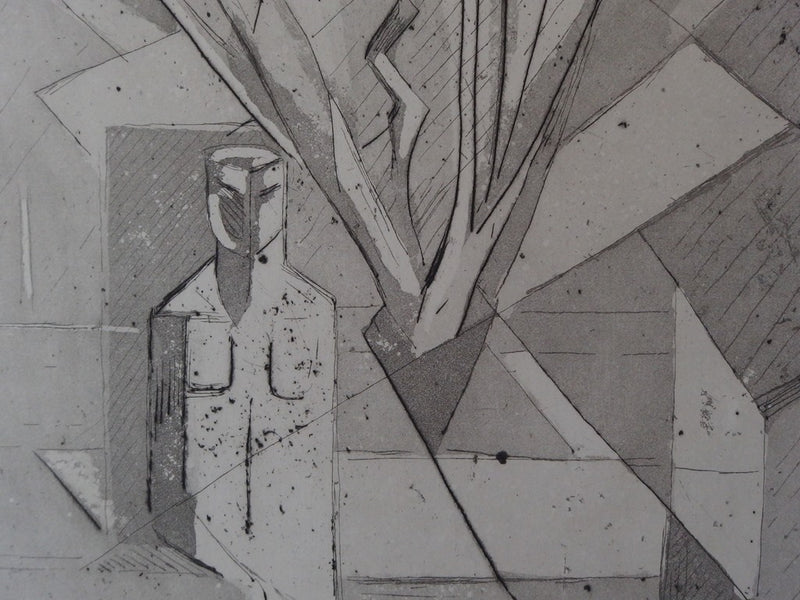 Christian d’ESPIC : St. Loup, Gravure originale signée