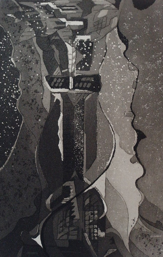 Christian d’ESPIC : Baucis, Gravure originale signée