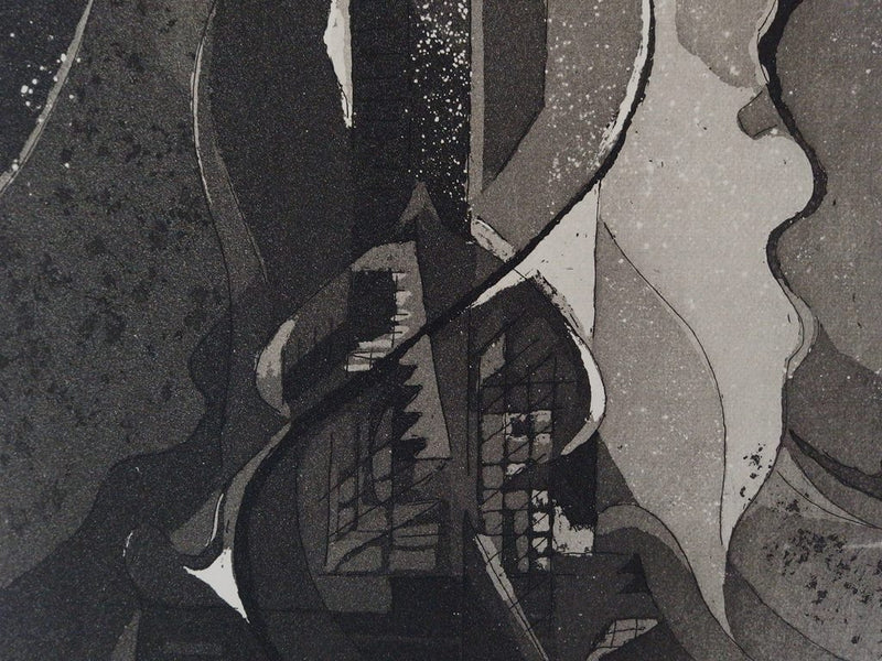 Christian d’ESPIC : Baucis, Gravure originale signée