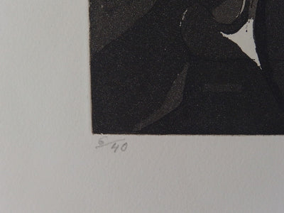 Christian d’ESPIC : Baucis, Gravure originale signée