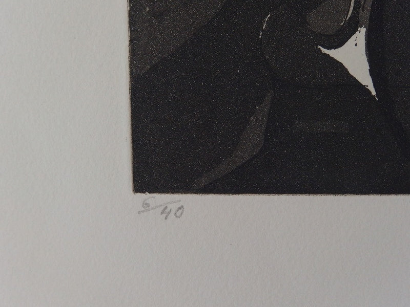 Christian d’ESPIC : Baucis, Gravure originale signée