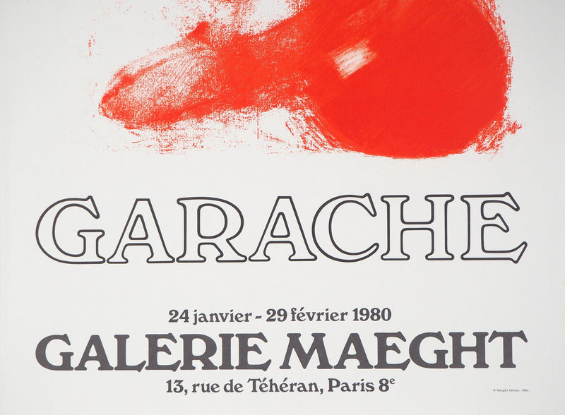Claude GARACHE: Seated figure, Original signed engraving