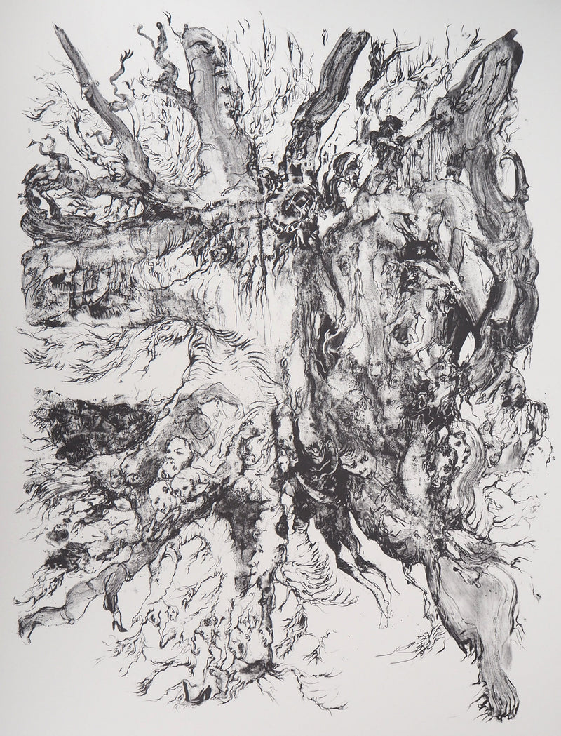 Charley CASE : Very Strange Fruits, Hallugraphies, Lithographie originale signée