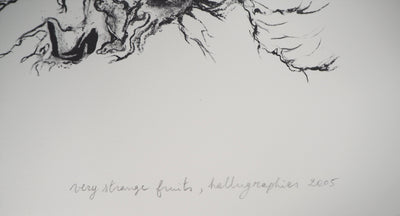 Charley CASE : Very Strange Fruits, Hallugraphies, Lithographie originale signée