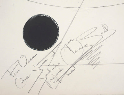 BT Maria MORGAN, SNELL: Der Mann und der Löwe, Original signierte Lithographie