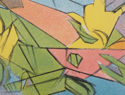 Jacques VILLON : Composition cubiste, Lithographie