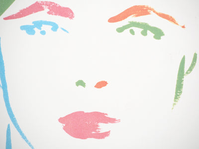 Tom WESSELMANN (d'après) : Visage féminin, Lithographie
