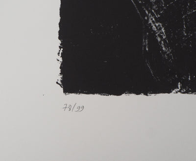 BT Pascale HÉMERY: Borderline, Original Signed Lithograph