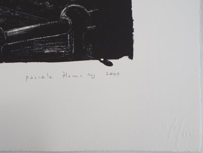 BT Pascale HÉMERY: Borderline, Original Signed Lithograph