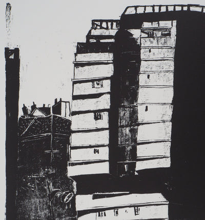 BT Pascale HÉMERY: Borderline, Original Signed Lithograph