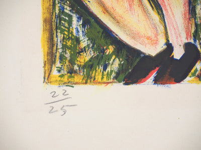 BTIna François DESNOYER: Les Saintes Maries, 1965, Original Signed Lithograph
