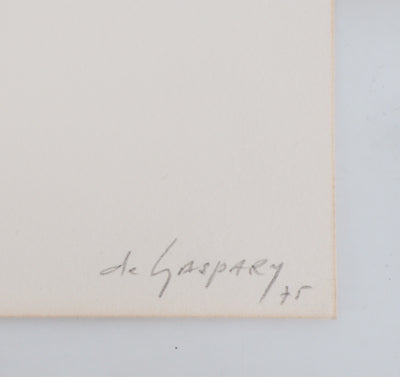 Jean de GASPARY : Les plaies ouvertes, Sérigraphie originale signée