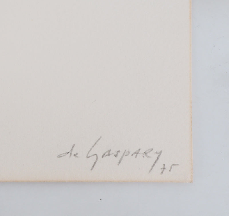 Jean de GASPARY : Les plaies ouvertes, Sérigraphie originale signée