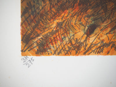 Théophile Alexandre STEINLEN : Départ de chasse, Lithographie originale signée