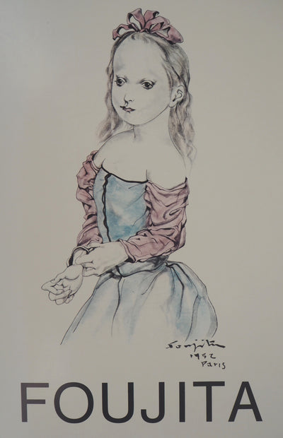 ADA Léonard Tsuguharu FOUJITA, Girl in a Dress, 1975, Poster