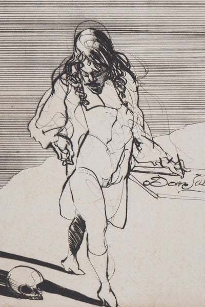 Claude WEISBUCH : Hamlet, Gravure originale signée