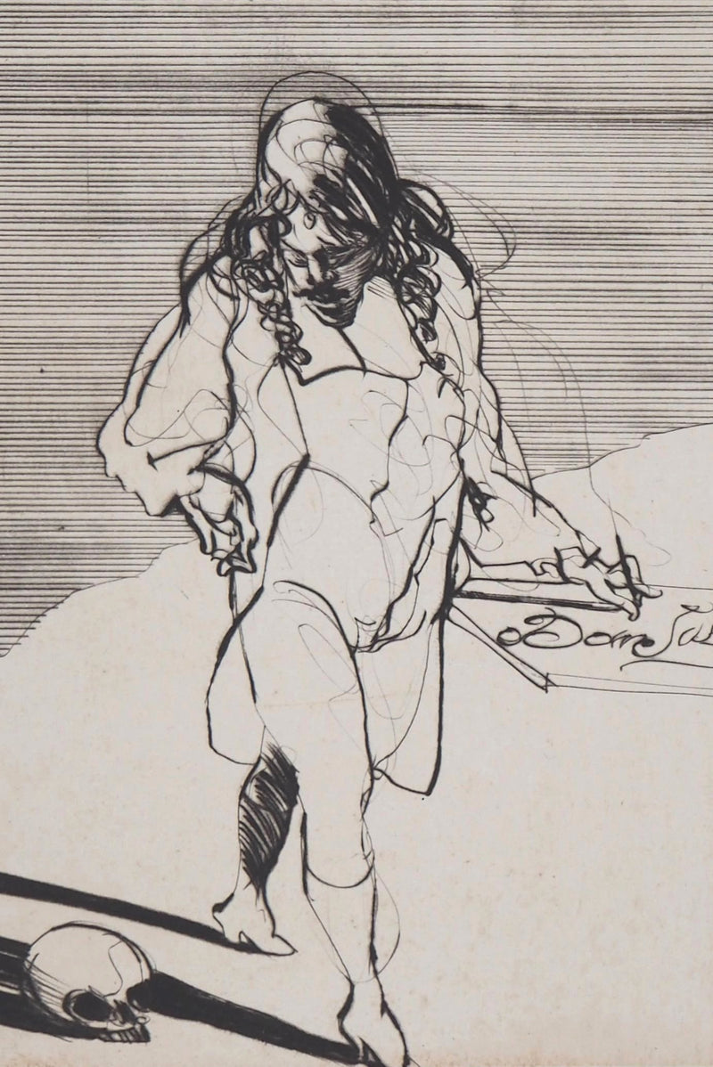 Claude WEISBUCH : Hamlet, Gravure originale signée