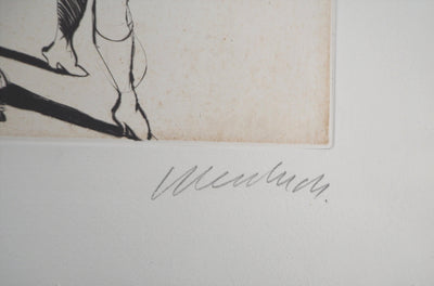 Claude WEISBUCH : Hamlet, Gravure originale signée