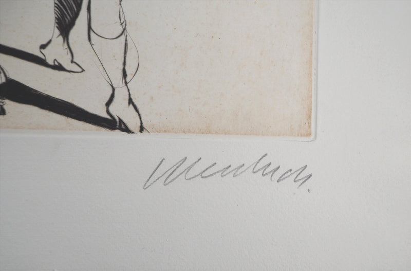 Claude WEISBUCH : Hamlet, Gravure originale signée