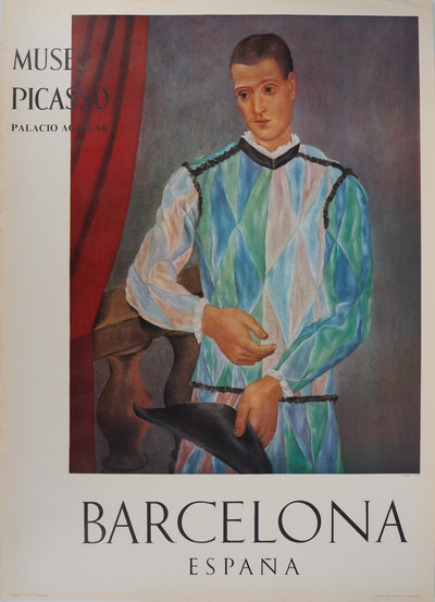 Pablo PICASSO : Arlequin, Affiche originale (vue générale) - Crédit photo : Galerie Art.Paris