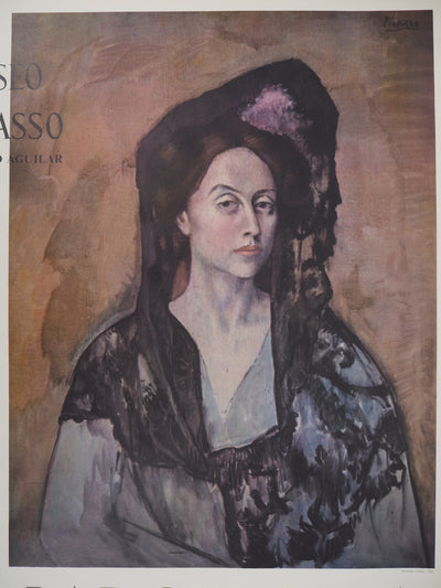 Pablo PICASSO : Madame Canals, Affiche originale (photo de détail 3) - Crédit photo : Galerie Art.Paris