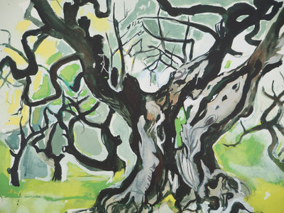 Edouard PIGNON : Le vieil olivier, Lithographie originale (photo de détail 4) - Crédit photo : Galerie Art.Paris