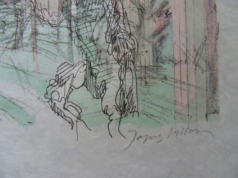 Jacques VILLON : Lycoris et Gallus, Gravure originale signée