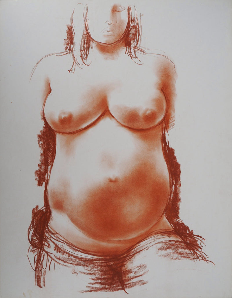 Antonuccio VOLTI : Maternité, Dessin original signé