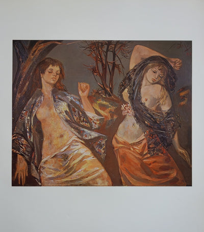 Paul BRAIG : Muses de l'Automne, oeuvre originale (vue générale) - Crédit photo : Galerie Art.Paris