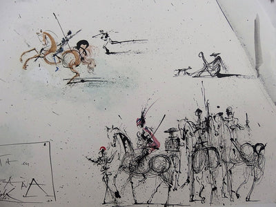 Salvador DALI : Tienta en Espana, Lithographie originale (photo de détail 7) - Crédit photo : Galerie Art.Paris