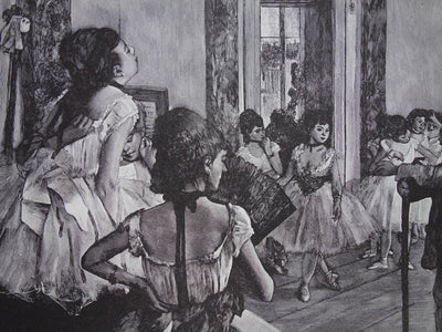 Edgar DEGAS : La classe de Danse, Gravure sur bois originale (photo de détail 5) - Crédit photo : Galerie Art.Paris