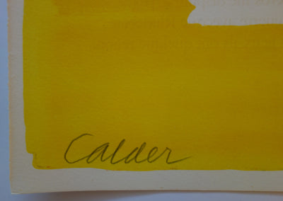 Alexander CALDER : L'éléphant et le rhinocéros, Lithographie originale (photo de détail 4) - Crédit photo : Galerie Art.Paris