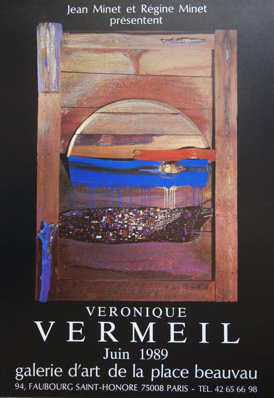 Véronique VERMEIL : Vue sur la Ville, Affiche originale (vue générale) - Crédit photo : Galerie Art.Paris