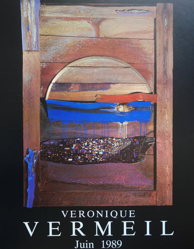 Véronique VERMEIL : Vue sur la Ville, Affiche originale (photo de détail 2) - Crédit photo : Galerie Art.Paris