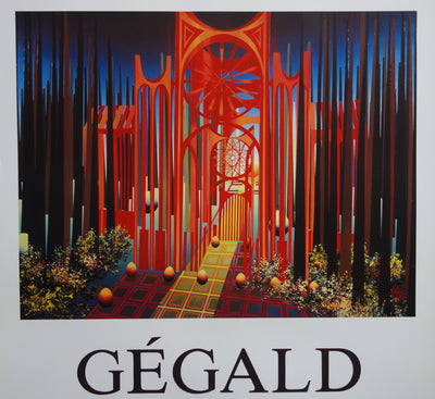  GEGALD : Le Crédo - Au Clair des deux Lunes, Affiche originale (photo de détail 2) - Crédit photo : Galerie Art.Paris