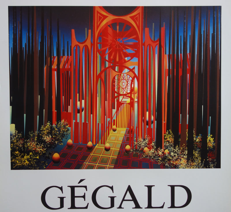  GEGALD : Le Crédo - Au Clair des deux Lunes, Affiche originale (photo de détail 2) - Crédit photo : Galerie Art.Paris