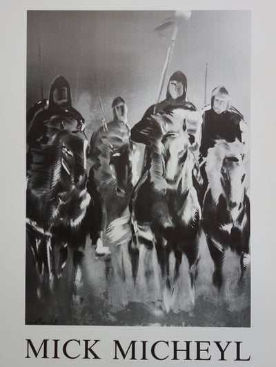 Mick MICHEYL : Chevaux d'acier, Affiche originale (photo de détail 2) - Crédit photo : Galerie Art.Paris