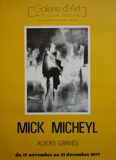 Mick MICHEYL : Errances, Affiche originale (vue générale) - Crédit photo : Galerie Art.Paris