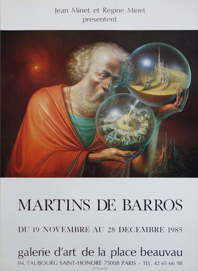 André MARTINS DE BARROS : Créateurs de Mondes, Affiche originale (vue générale) - Crédit photo : Galerie Art.Paris