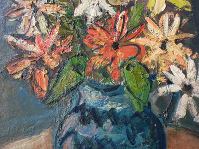 Roland DUBUC : Le bouquet, Tableau original (photo de détail 4) - Crédit photo : Galerie Art.Paris