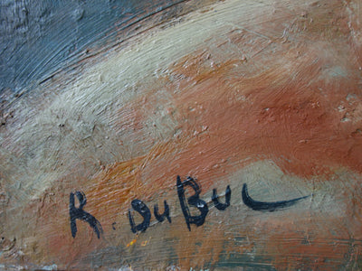 Roland DUBUC : Le bouquet, Tableau original (photo de détail 2) - Crédit photo : Galerie Art.Paris