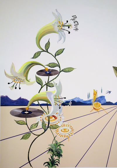 Salvador DALI : Flordali I, Lithographie originale (photo de détail 5) - Crédit photo : Galerie Art.Paris