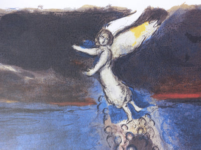 Marc CHAGALL : Moïse et la traversée de la mer rouge, Lithographie originale (photo de détail 8) - Crédit photo : Galerie Art.Paris