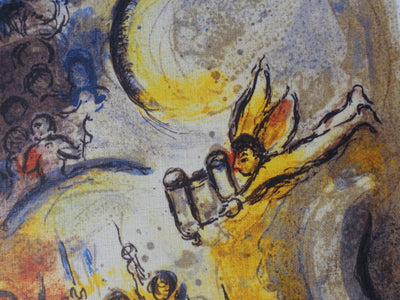 Marc CHAGALL : Moïse et la traversée de la mer rouge, Lithographie originale (photo de détail 10) - Crédit photo : Galerie Art.Paris