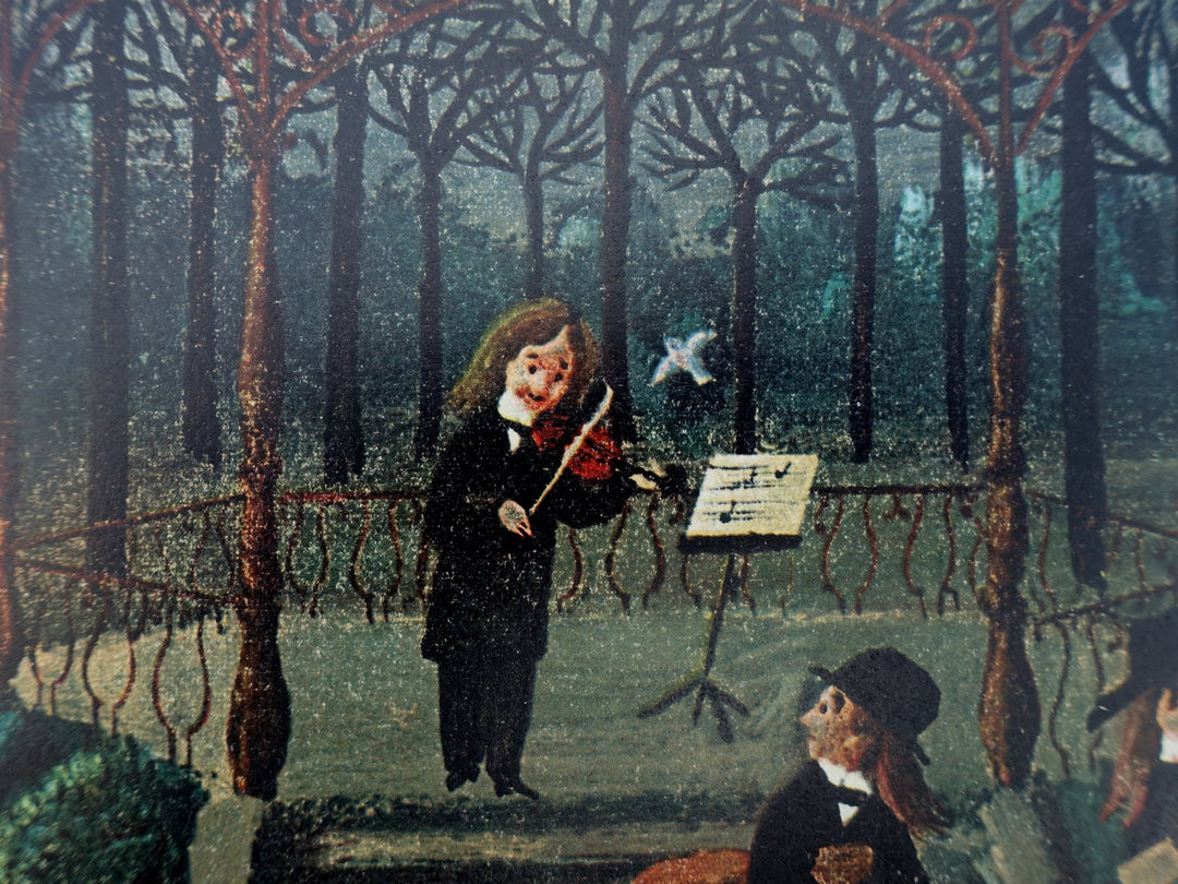 Raymond PEYNET: The Unfinished Symphony, Original Engraving – art
