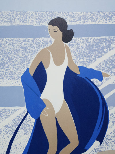 Serge LASSUS : Thalasso à Saint Malo, Lithographie originale (photo de détail 5) - Crédit photo : Galerie Art.Paris