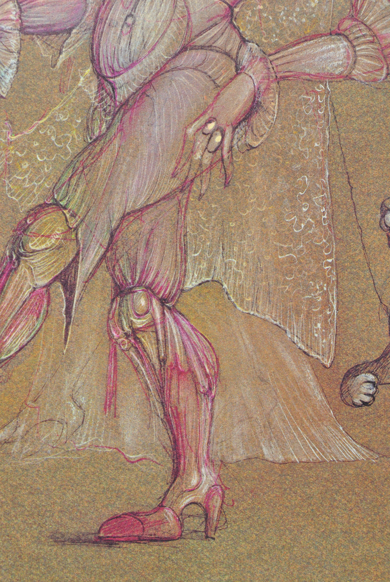 Leonor FINI : Le Bourgeois et son chien, Lithographie originale (photo de détail 9) - Crédit photo : Galerie Art.Paris