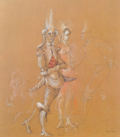 Leonor FINI : Le gendre, Lithographie originale (vue générale) - Crédit photo : Galerie Art.Paris